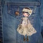 Doll Brooch , OOAK Brooch &..